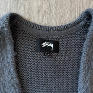 STUSSY CARDIGAN || GREY